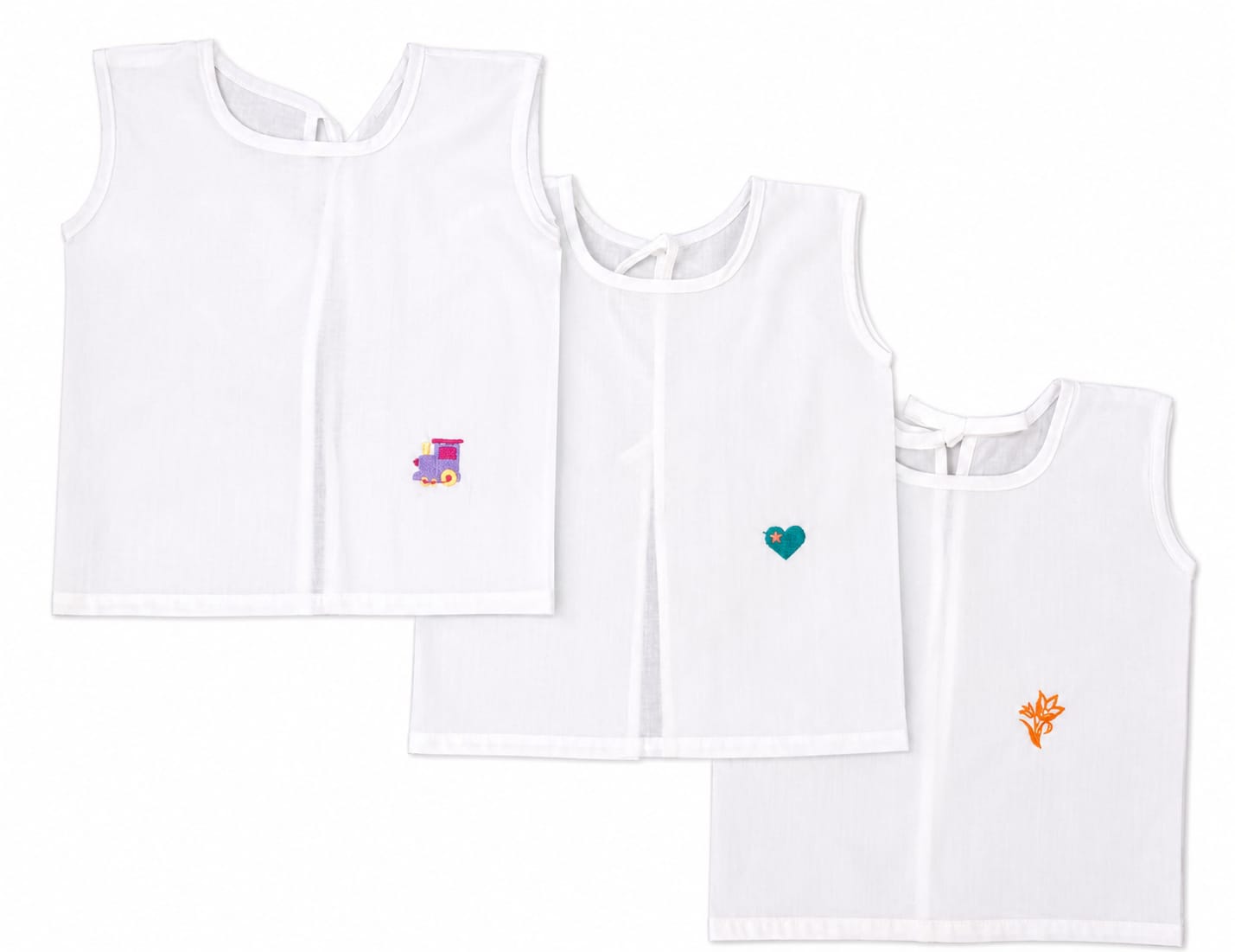 Cotton Jabla- Back Tie (Pack of 3)